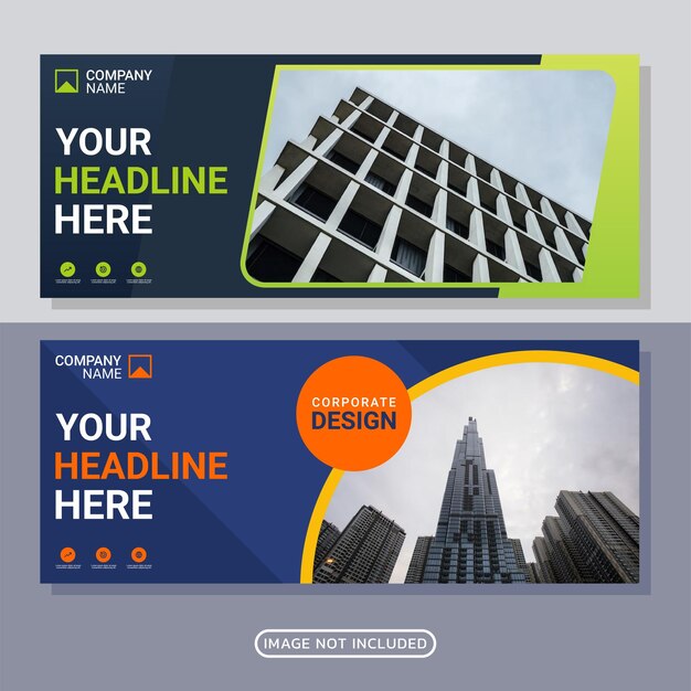 Vector business corporate facebook cover design