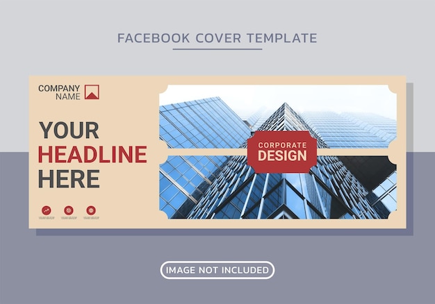 Vector business corporate facebook cover design