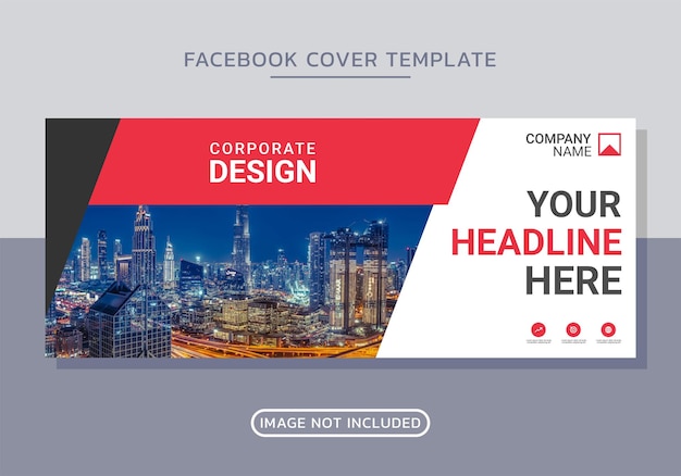 Vector business corporate facebook cover design