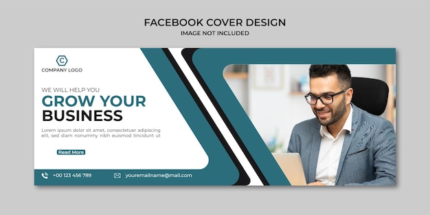 Vector business and corporate facebook cover template