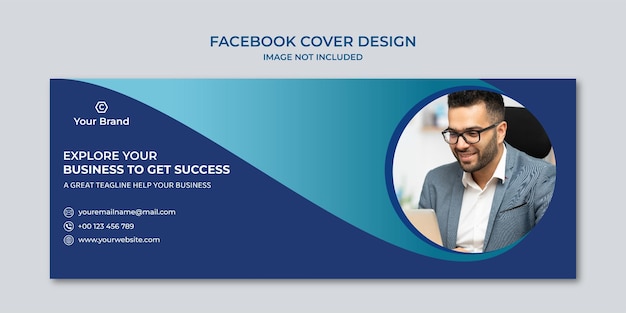 Vector business and corporate facebook cover template