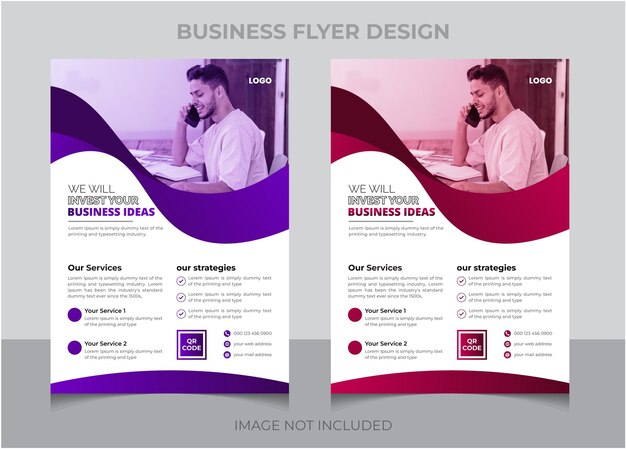 Business corporate flyer design
