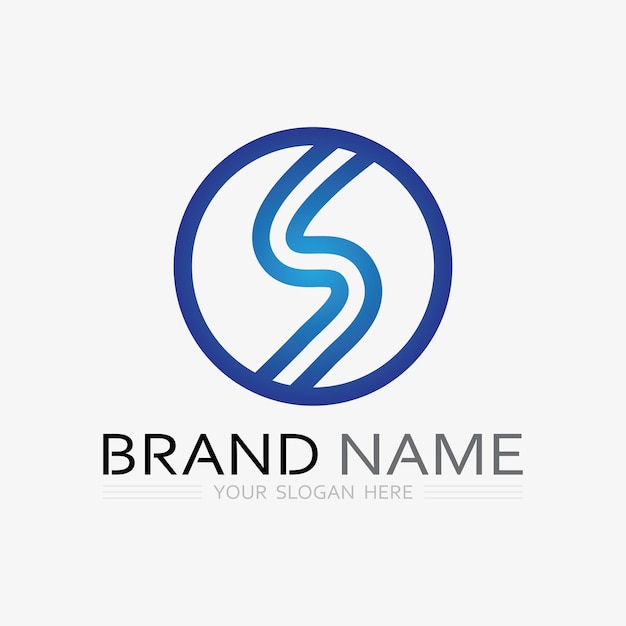 Vector business corporate letter s logo design vector