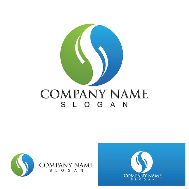 Business corporate letter S logo design vector