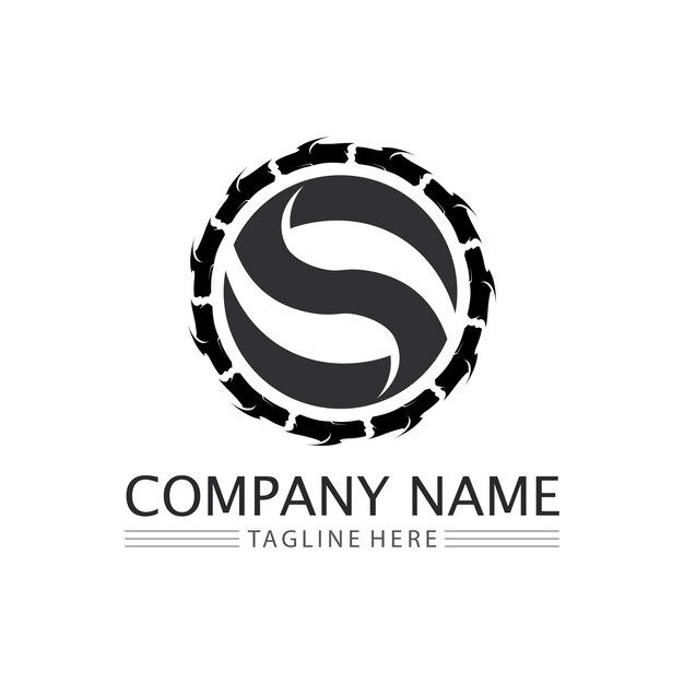 Vector business corporate letter s logo ontwerp vector