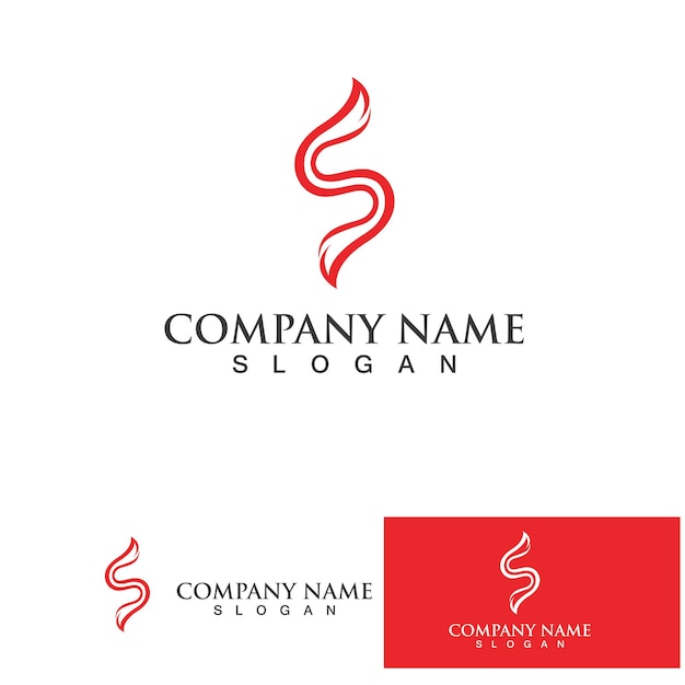 Business corporate letter s logo ontwerp vector