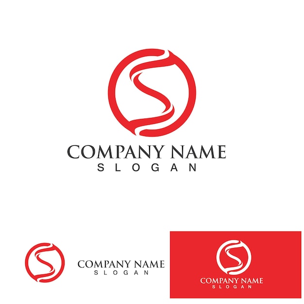 Business corporate letter S logo ontwerp vector