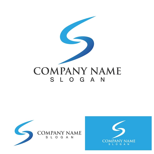 Business corporate letter S logo ontwerp vector