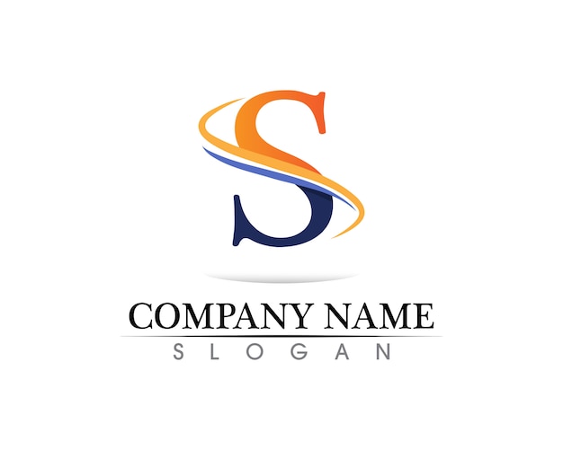 Business corporate letter S logo