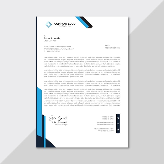 Business and Corporate Letterhead Design