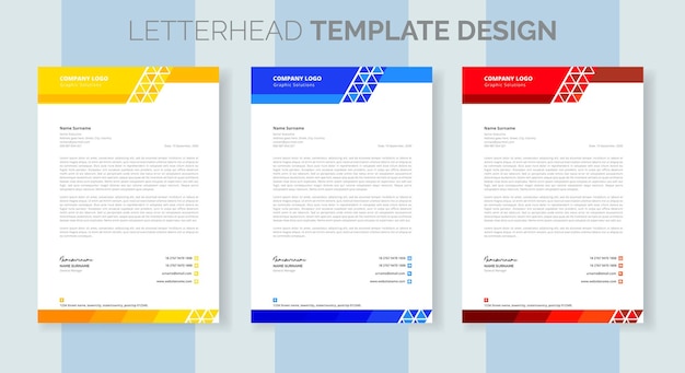 business and corporate letterhead template