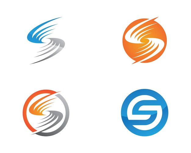 Business corporate s letter logo design vector