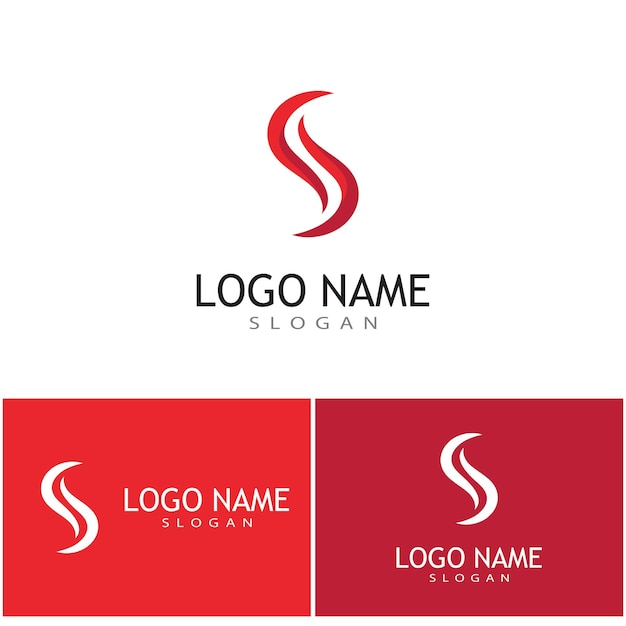 Business corporate S letter logo design vector