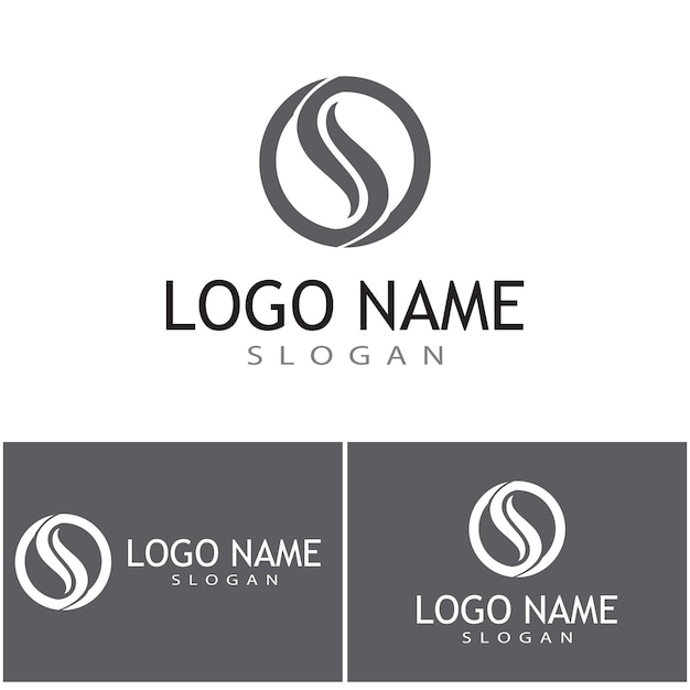 Business corporate s letter logo design vector