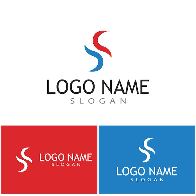 Business corporate s letter logo design vector