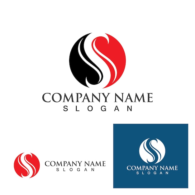 Business corporate s letter logo design vector