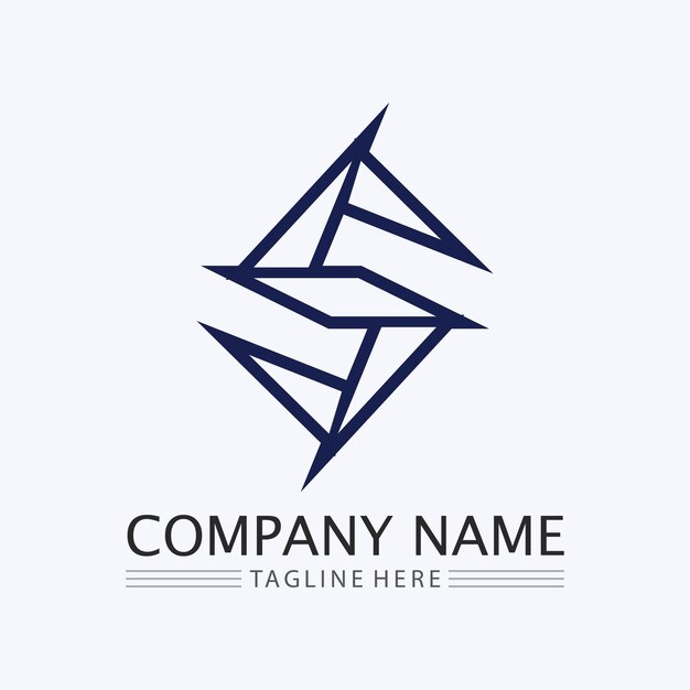 Vector business corporate s letter logo