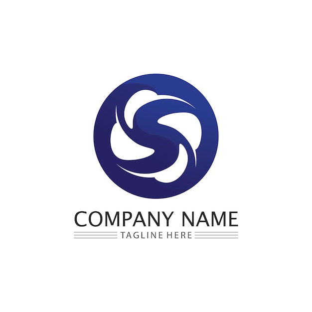 Business corporate S letter logo