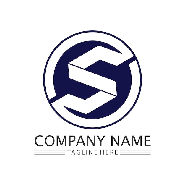 Business corporate S letter logo