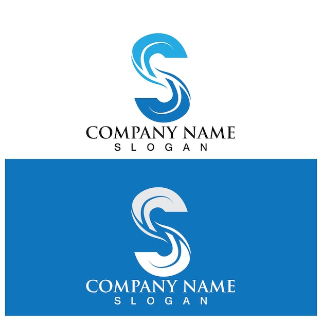 Business corporate S letter logo