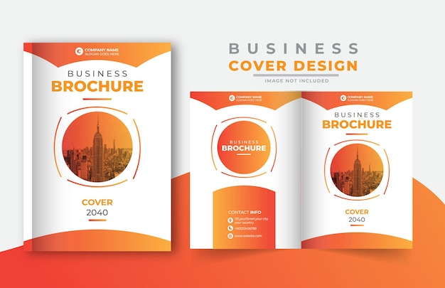 Vector business cover design brochure design