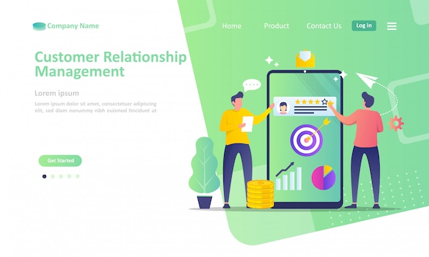 Business customer relationship management