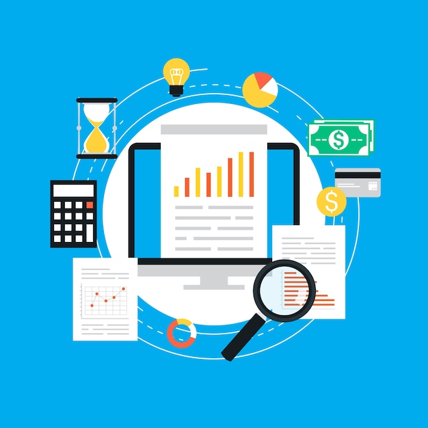 Vector business data analysis