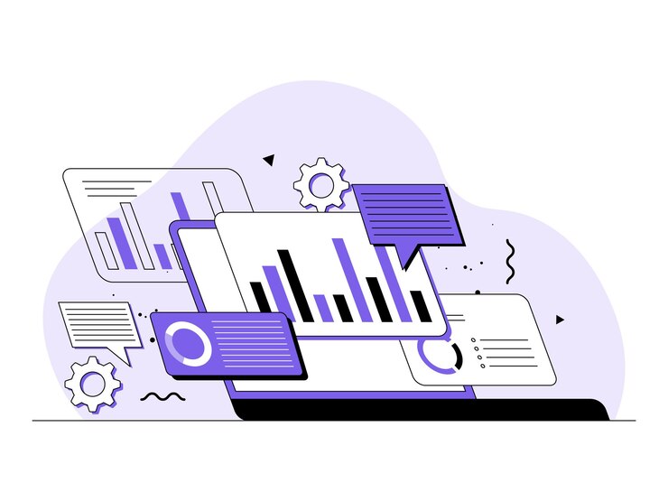 Vector business data analysis