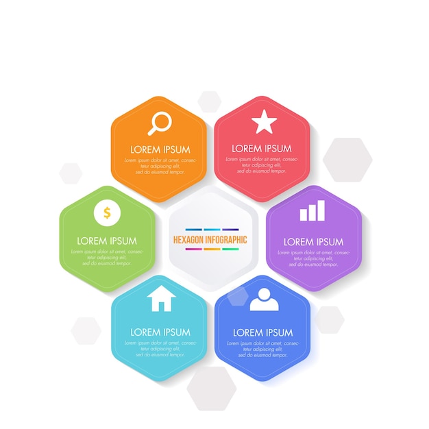 business data visualization process chart abstract elements of graph diagram with steps options