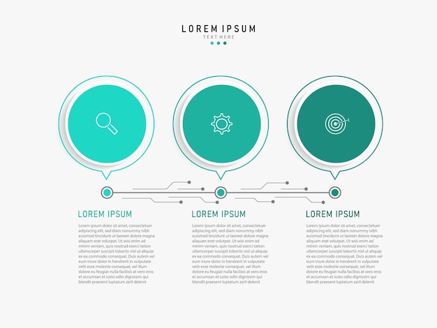 Business data visualization. Process chart element. Abstract graph with diagram with steps options, parts or processes.  business template.  Creative concept for infographic.