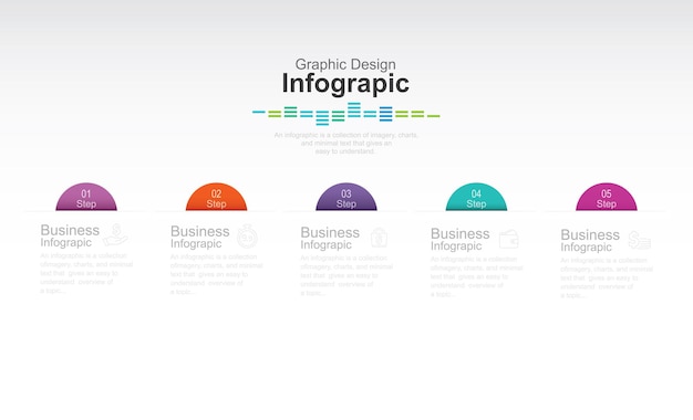 Business data visualization timeline infographic icons designed for abstract background template