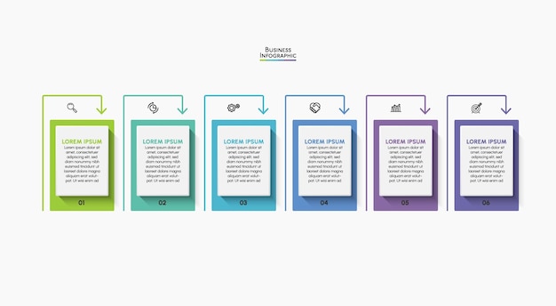 Business data visualization timeline infographic icons designed for abstract background template