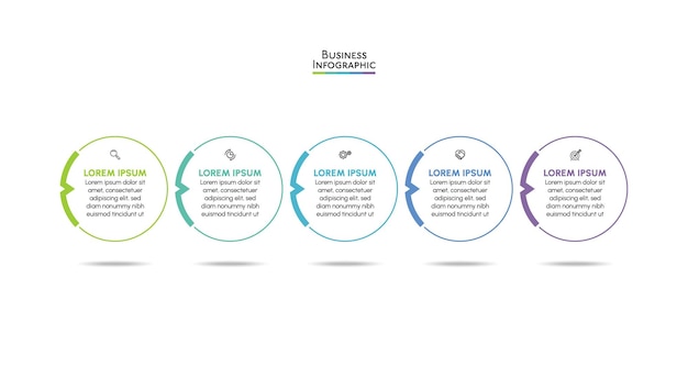 Business data visualization. timeline infographic icons designed for abstract background template