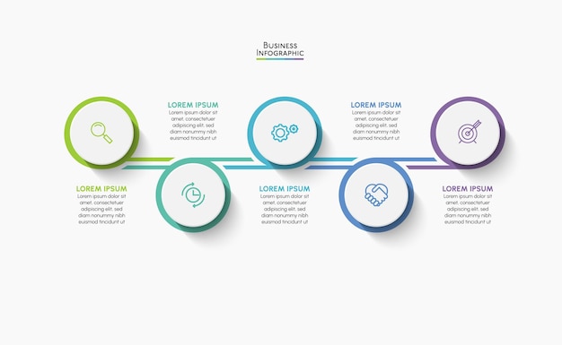 Business data visualization. timeline infographic icons designed for abstract background template