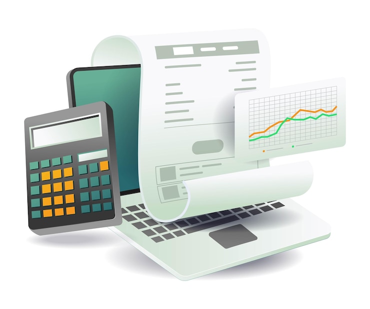 Vector business development calculation analysis report