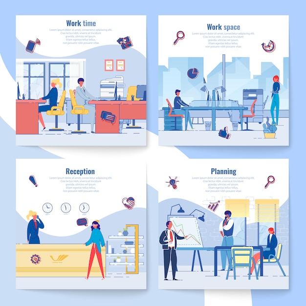 Business development planning and time management card set