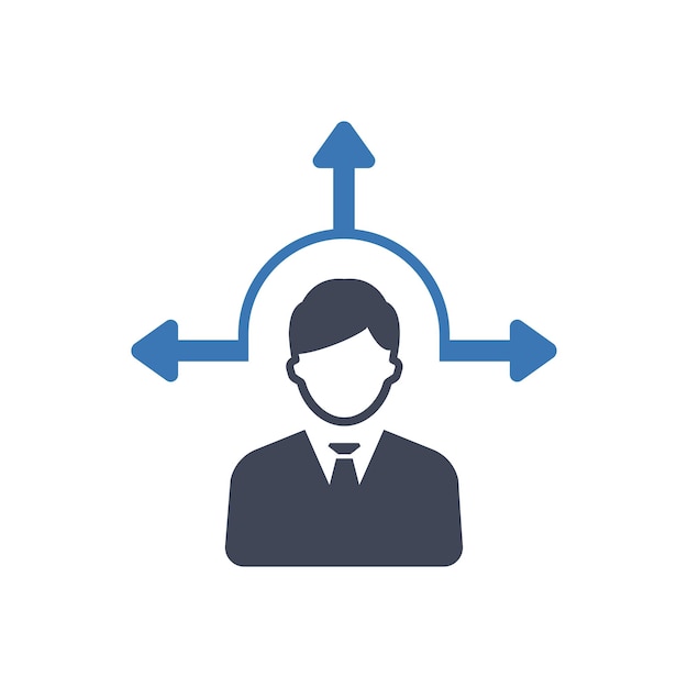 Business direction icon