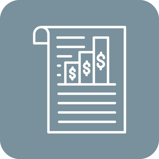 Business Document icon vector image Can be used for Business and Office