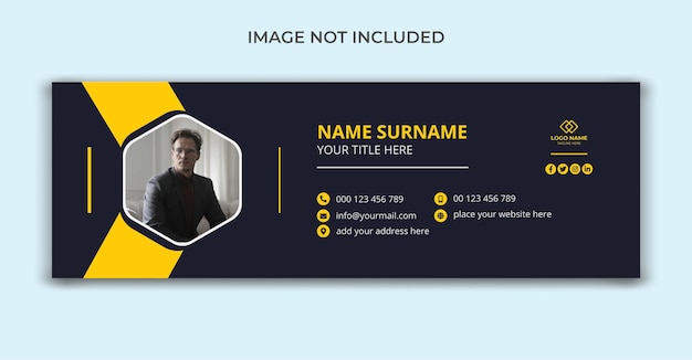 Business Email Signature Design Template