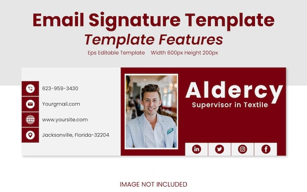 Business Email Signature Template - Email Design