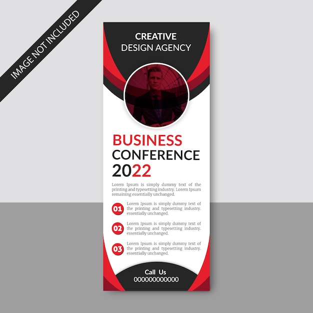 Business event roll-up banner