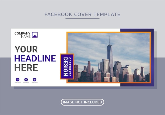 Business facebook cover design template