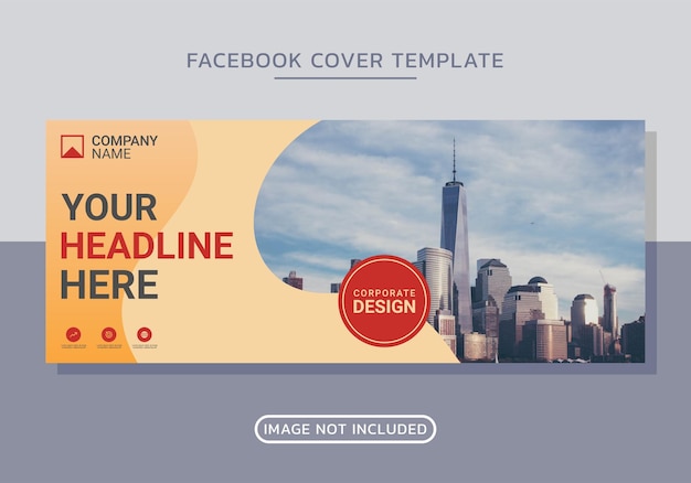 Business facebook cover design template