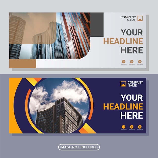 Business facebook cover design template