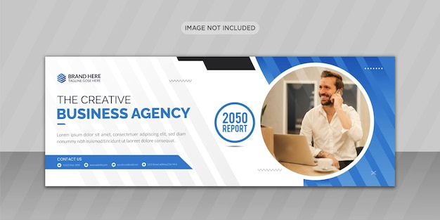 Business  facebook cover photo design or web banner design