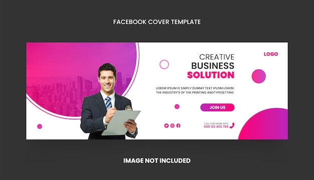 Business facebook cover template design