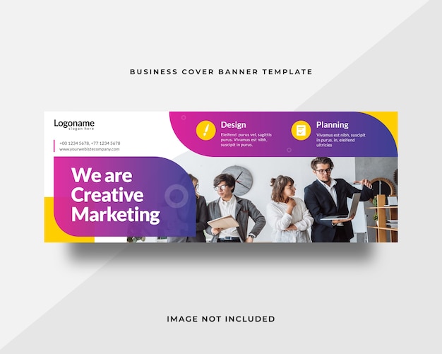 Business facebook cover template