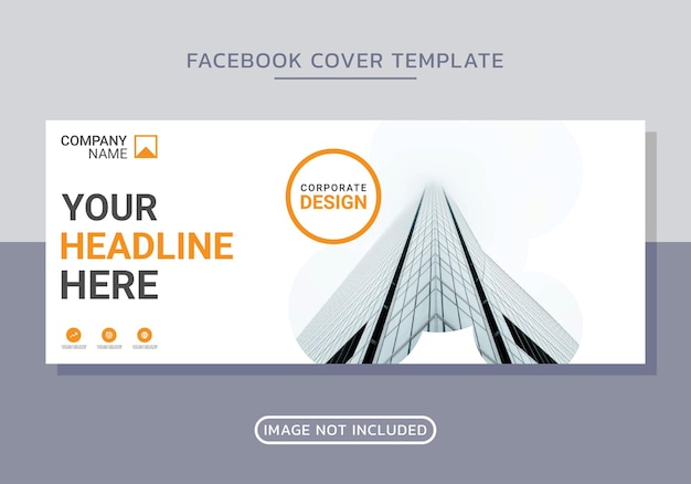 Vector business facebook cover and web banner design