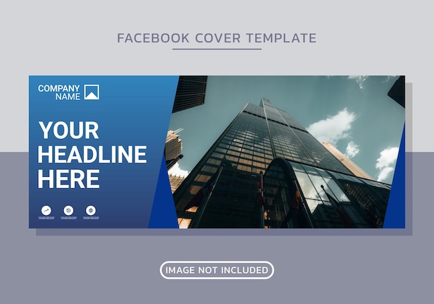 Vector business facebook cover and web banner design