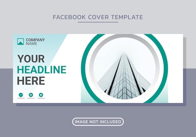 Vector business facebook cover and web banner design